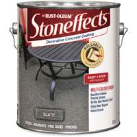 Rev&ecirc;tement de b&eacute;ton d&eacute;coratif Stoneffects, 3,4 L, &agrave; solvants, Textur&eacute;, Gris Northern Industrial Supply Inc.