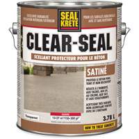Produit d&eacute;tanch&eacute;it&eacute; protecteur Seal-Krete, 3,78 L, &agrave; l'ur&eacute;thane, Satin, Transparent Northern Industrial Supply Inc.
