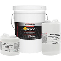 &eacute;poxy d&eacute;coratif 100 % de solides 6700, 3 gal., &eacute;poxy, Tr&egrave;s brillant, Transparent Northern Industrial Supply Inc.