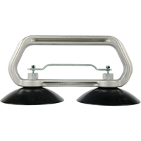Vacuum Cups - Heavy-Duty Double Cup, 75 lbs. Capacity, 5", Pull-bar, 10" Handle Length Northern Industrial Supply Inc.