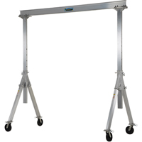 Adjustable Aluminum Gantry Crane, 8' L, 2000 lbs. (1 tons) Capacity Northern Industrial Supply Inc.