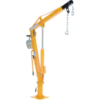 Winch Operated Truck Jib Crane, 1000 lbs. (0.5 tons) Capacity, 86-1/2" Max. Clearance Northern Industrial Supply Inc.