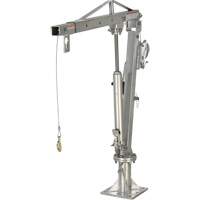 Winch Operated Truck Jib Crane, 1000 lbs. (0.5 tons) Capacity, 97" Max. Clearance Northern Industrial Supply Inc.