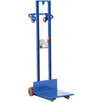 Platform Lift Stacker, Hand Winch Operated, 400 lbs. Capacity, 58" Max Lift Northern Industrial Supply Inc.