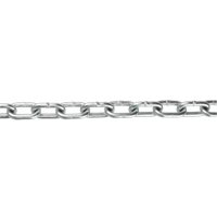 Straight Link Chain, Low Carbon Steel, 1/8" x 350' (106.7 m) L, Grade 30, 400 lbs. (0.2 tons) Load Capacity Northern Industrial Supply Inc.