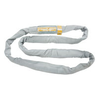 &eacute;lingue de levage en polyester ronde, Gris, 4" la x 6' lo, 32000 lb Charge verticale Northern Industrial Supply Inc.