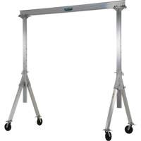 Adjustable Aluminum Gantry Crane, 8' L, 2000 lbs. (1 tons) Capacity Northern Industrial Supply Inc.