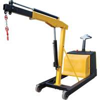 Electric Powered Floor Crane, 8.8' Lift, 1500 lbs. (0.75 tons), 44-1/4" Arm, 62-1/4" H Northern Industrial Supply Inc.
