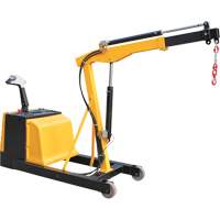 Electric Powered Floor Crane, 8.8' Lift, 1500 lbs. (0.75 tons), 44-1/4" Arm, 62-1/4" H Northern Industrial Supply Inc.