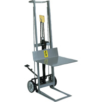 Gerbeur hydraulique &agrave; plateforme, M&eacute;canisme Pompe au pied, Capacit&eacute; de 400 lb, Levage max de 40" Northern Industrial Supply Inc.