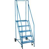 Escabeau roulant certifi&eacute; par la CSA, 5 marches, Largeur de la marche 22", Hauteur de la plateforme 46", Acier Northern Industrial Supply Inc.