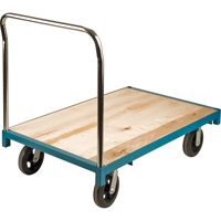 Chariot &agrave; plateforme robuste, 48" lo x 30" la, Capacit&eacute; de 2000 lb, Roues en Caoutchouc Northern Industrial Supply Inc.