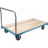 Chariot &agrave; plateforme robuste, 96" lo x 48" la, Capacit&eacute; de 2000 lb, Roues en Caoutchouc Northern Industrial Supply Inc.