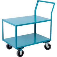 Heavy-Duty Low Profile Shop Carts, 2 Tiers, 18" W x 30" D x 41" H, 2400 lbs. Cap. Northern Industrial Supply Inc.
