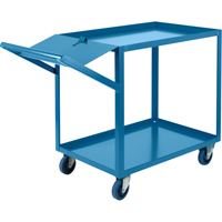 Chariots &agrave; cueillette, 36" h x 24" la x 64" p, 2 Tablettes, Capacit&eacute; 1200 lb Northern Industrial Supply Inc.