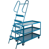 Chariots &agrave; cueillette, Acier, 24" la x 64" p, 3 tablettes, Capacit&eacute; 1200 lb Northern Industrial Supply Inc.