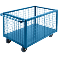 Wire Mesh Box Truck, Steel, 39" L x 24" W x 31.5" H, 12 cu. ft. Volume, 1200 lbs. Capacity Northern Industrial Supply Inc.