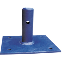 Accessoires pour &eacute;chafaudage - Plaque &agrave; base fixe, Plaque &agrave; base, 6" la x 6" h Northern Industrial Supply Inc.