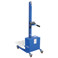 Gerbeur &agrave; plateforme &agrave; &eacute;l&eacute;vation rapide, M&eacute;canisme &eacute;lectrique, Capacit&eacute; de 175 lb, Levage max de 57" Northern Industrial Supply Inc.