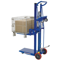 Empileur &agrave; plateforme, M&eacute;canisme Pompe au pied, Capacit&eacute; de 750 lb, Levage max de 52" Northern Industrial Supply Inc.