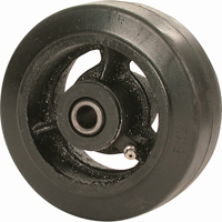 Mold-on Rubber Wheel, 4" (102 mm) Dia. x 2-1/2" (63.5 mm) W, 400 lbs. (181 kg.) Capacity Northern Industrial Supply Inc.