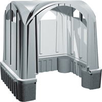 Outdoor Poly Shelters, 3 Walls, 7' L x 6' W x 7' H Northern Industrial Supply Inc.