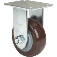 Caster, Rigid, 4" (101.6 mm), Polyurethane, 440 lbs. (199.58 kg.) Northern Industrial Supply Inc.