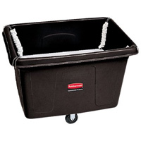 Chariot conteneur avec plateforme sur ressorts, Poly&eacute;thyl&egrave;ne, 44-1/16" lo x 31" la x 32-1/2" h, Volume 14 pi³, Capacit&eacute; 500 lb Northern Industrial Supply Inc.
