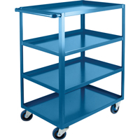Chariots &agrave; tablettes robustes, 4 Tiers, 24" la x 48" h x 39" p, Capacit&eacute; 1200 lb Northern Industrial Supply Inc.