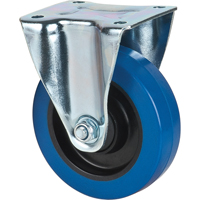 Blue Caster, Rigid, 5" (127 mm), Rubber, 400 lbs. (181 kg.) Northern Industrial Supply Inc.