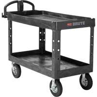 Heavy-Duty Utility Cart, 2 Tiers, 25-1/4" x 33-1/4" x 55", 750 lbs. Capacity Northern Industrial Supply Inc.