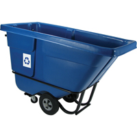 Chariot basculeur en acier, Poly&eacute;thyl&egrave;ne, 1/2 vg³, Capacit&eacute; de charge de 850 lb Northern Industrial Supply Inc.