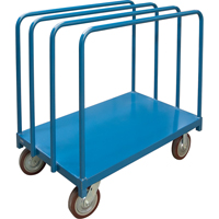 Chariot robuste pour transport de panneaux avec rails &agrave; palier unique, 48" x 30" x 45", Capacit&eacute; 2500 lb Northern Industrial Supply Inc.