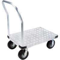 Aluminum Platform Truck, 24" W x 36" L, 1100 lbs. Cap., Flat Free Wheels Northern Industrial Supply Inc.