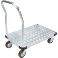 Aluminum Platform Truck, 24" W x 36" L, 3400 lbs. Cap., Polyurethane Wheels Northern Industrial Supply Inc.