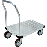 Aluminum Platform Truck, 24" W x 36" L, 4000 lbs. Cap., Polyurethane Wheels Northern Industrial Supply Inc.