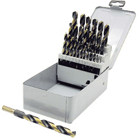 BG29RS Premium JET-KUT B & G Reduced Shank Drill Bit Set, 29 Pieces, High Speed Steel Northern Industrial Supply Inc.