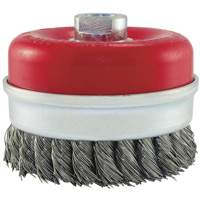 Brosse boisseau &agrave; fils li&eacute;s et nou&eacute;s, 5" dia. x 5/8"-11 arbre Northern Industrial Supply Inc.