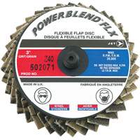 Powerblend FLX Roll-on Flap Disc, 3" x Type R, Z40 Grit, Zirconia Alumina Northern Industrial Supply Inc.