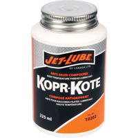 Compos&eacute; pour les colliers de forage et joints doutillage sur les chantiers p&eacute;trolif&egrave;res Kopr-Kote, 225 ml, Canette &agrave; dessus brosse, 450°F (232°C) Temp max. Northern Industrial Supply Inc.