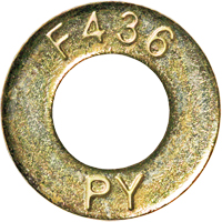 Rondelle structurelle, 7/8", Zinc jaune Northern Industrial Supply Inc.