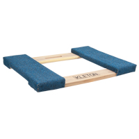 Cadre de socle roulant en bois dur &agrave; bouts avec tapis, Cadre en Bois, 18" la x 24" lo, Capacit&eacute; 900 lb Northern Industrial Supply Inc.