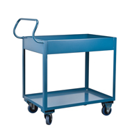 Chariots de service &agrave; bordure profonde, 2 Tiers, 24" la x 47" h x 36" p, Capacit&eacute; 1200 lb Northern Industrial Supply Inc.
