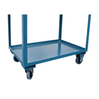 Chariots de service &agrave; bordure profonde, 2 Tiers, 24" la x 47" h x 36" p, Capacit&eacute; 1200 lb Northern Industrial Supply Inc.