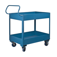 Chariots de service &agrave; bordure profonde, 2 Tiers, 24" la x 47" h x 36" p, Capacit&eacute; 1200 lb Northern Industrial Supply Inc.