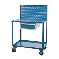 Chariots de service mobiles, 2 Tiers, 24" la x 57" h x 40" p, Capacit&eacute; 1200 lb Northern Industrial Supply Inc.