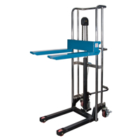 Gerbeur hydraulique &agrave; plateforme, M&eacute;canisme Pompe au pied, Capacit&eacute; de 880 lb, Levage max de 60" Northern Industrial Supply Inc.