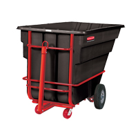 Chariot basculeur en acier, Poly&eacute;thyl&egrave;ne, 1-1/2 vg³, Capacit&eacute; de charge de 2100 lb Northern Industrial Supply Inc.