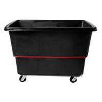 Chariot utilitaire &agrave; usage intensif, Plastique recycl&eacute; noir, 59"/34-5/8" lo x 34"/59-1/64" la x 42-1/16"/42-7/8" h, Volume 27 pi³, Capacit&eacute; 1200 lb Northern Industrial Supply Inc.