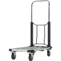 Fold-Up Platform Truck, Stainless Steel, 300 lbs., 28" L x 16" W, 33-1/2" High Northern Industrial Supply Inc.